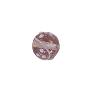 Stringer Lampworked Round Glass Beads 14187