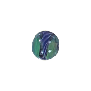 Stringer Lampworked Round Glass Beads 14189