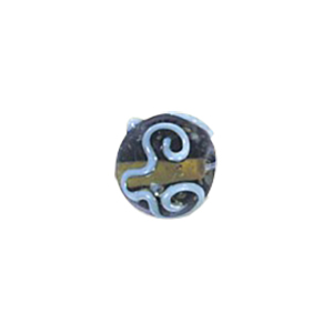 Stringer Lampworked Round Glass Beads 14190