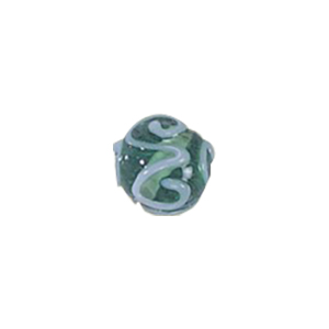 Stringer Lampworked Round Glass Beads 14192