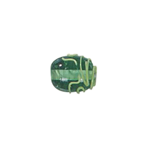 Stringer Lampworked Round Glass Beads 14374