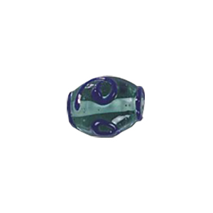 Stringer Lampworked Round Glass Beads 14405