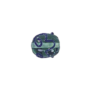 Stringer Lampworked Round Glass Beads 14406