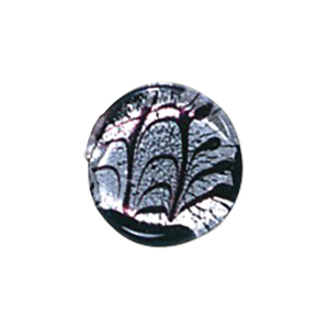 Silver foiled Glass Pendants 14452