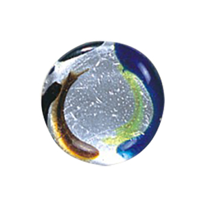 Silver foiled Glass Pendants 14453