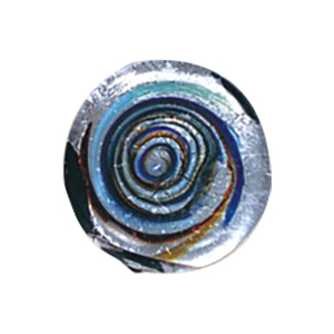 Silver foiled Glass Pendants 14455