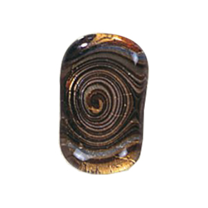 Silver foiled Glass Pendants 14459