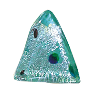 Silver foiled Glass Pendants 14462