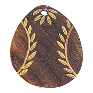 Carved Bood Pendants 14513