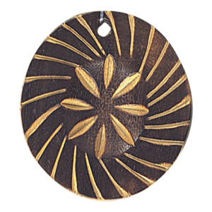 Carved Bood Pendants 14515