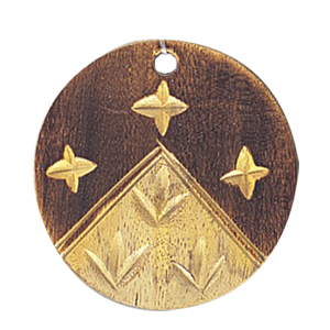 Carved Bood Pendants 14518