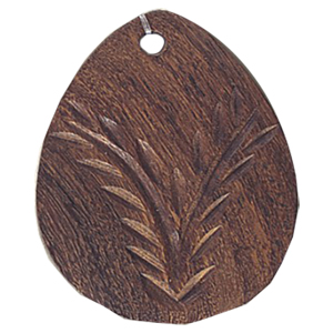 Carved Bood Pendants 14520