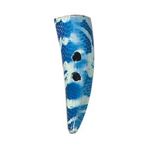 Painted Wood Claw Pendants and Buttons 14677