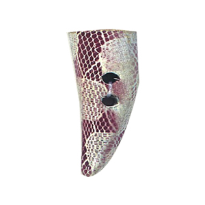 Painted Wood Claw Pendants and Buttons 14683