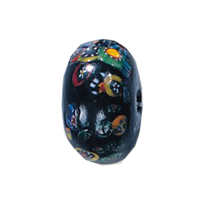 Printed large Furnace Glass Beads 14905