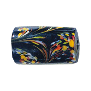 Printed large Furnace Glass Beads 14910