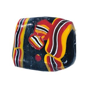 Printed large Furnace Glass Beads 14918