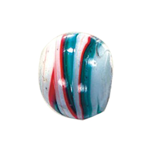 Striped large Furnace Glass Beads 14922