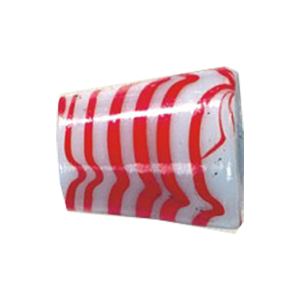 Striped large Furnace Glass Beads 14928