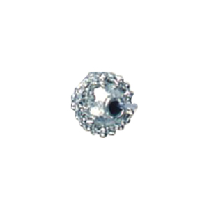 Zinc Alloy casted beads Silver plated 13602