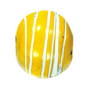 Striped large Furnace Glass Beads 14939