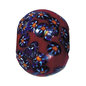 Millefiori large Furnace Glass Beads 14985