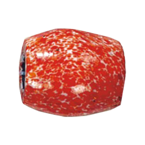 Printed and Striped large Furnace Glass Beads 15007