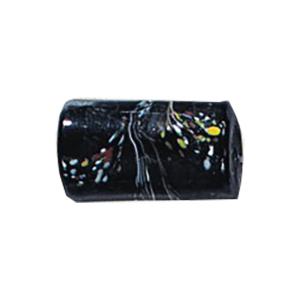 Printed and Striped large Furnace Glass Beads 15022