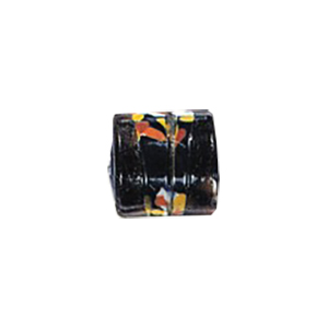 Printed and Striped large Furnace Glass Beads 15034