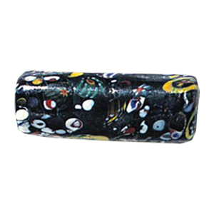 Printed and Striped large Furnace Glass Beads 15037