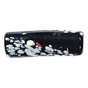 Printed and Striped large Furnace Glass Beads 15038