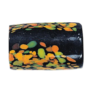 Printed and Striped large Furnace Glass Beads 15047