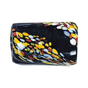 Printed and Striped large Furnace Glass Beads 15048