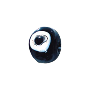 Evil Eyed and Striped large Furnace Glass Beads 15050