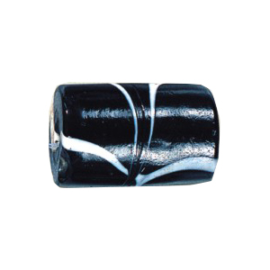 Evil Eyed and Striped large Furnace Glass Beads 15075
