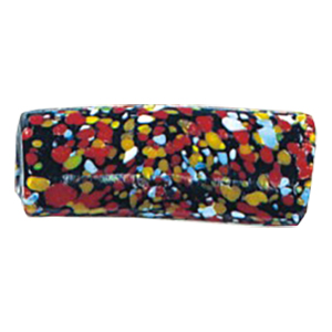 Printed Striped Venetian large Furnace Glass Beads 15176