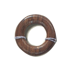 Dyed Ring Wood Beads 13237