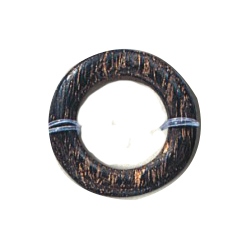 Dyed Ring Wood Beads 13239