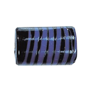 Feathered and Striped large Furnace Glass Beads 15218