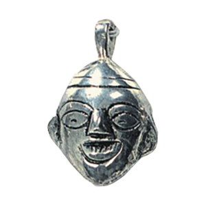 Aluminium Casted Figurine2 Metal Pendants 13417