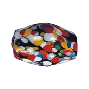 Printed large Furnace Glass Beads 15235