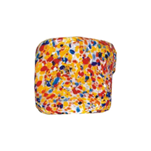 Printed large Furnace Glass Beads 15249