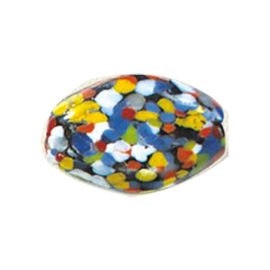 Printed small   medium Furnace Glass Beads 15274