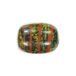 Printed small   medium Furnace Glass Beads 15286