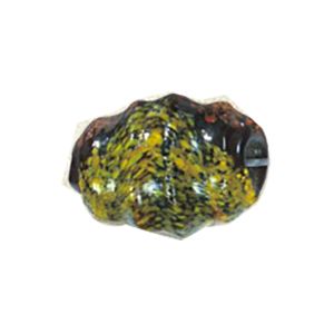 Printed small   medium Furnace Glass Beads 15291