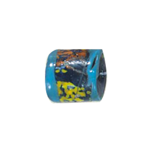 Printed small   medium Furnace Glass Beads 15295