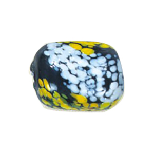 Printed small   medium Furnace Glass Beads 15299