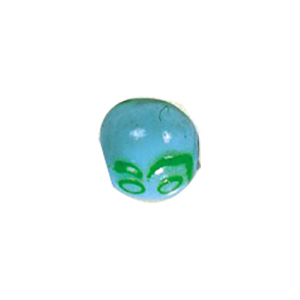 Printed Striped Venetian small   medium Furnace Glass Bead 15335