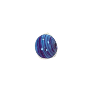 Feathered and Striped small   medium Furnace Glass Beads 15338