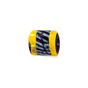 Feathered and Striped small   medium Furnace Glass Beads 15345